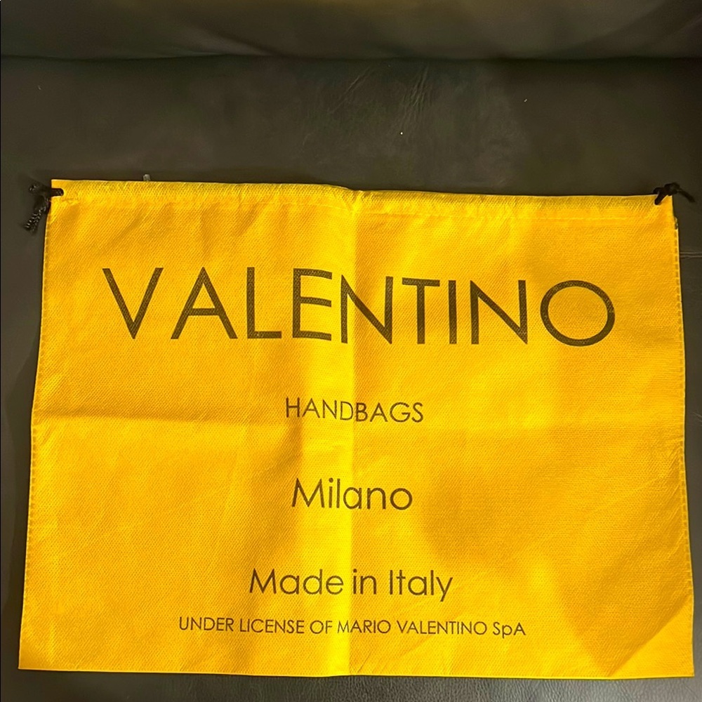 New Valentino Yellow Handbag Dust Bag